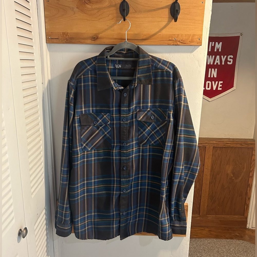 Men’s Mountain Hardwear Midweight Flannel Size XL